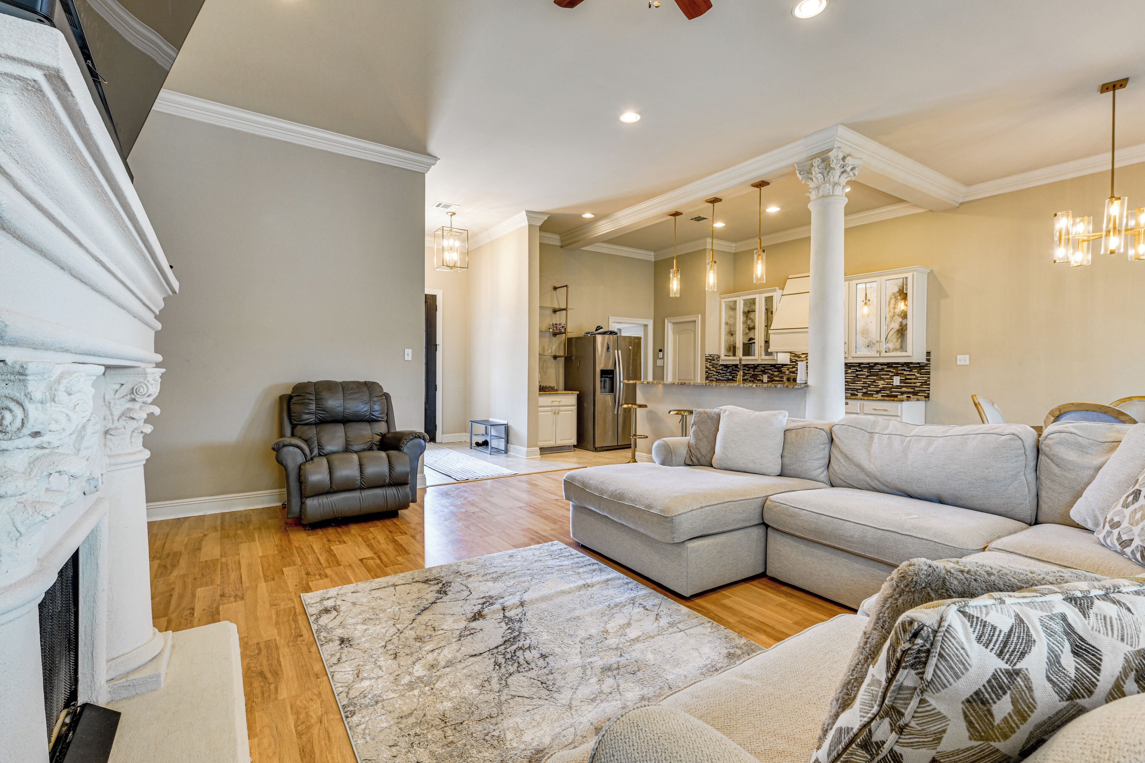 Fernseher, Kamin, Videospiele