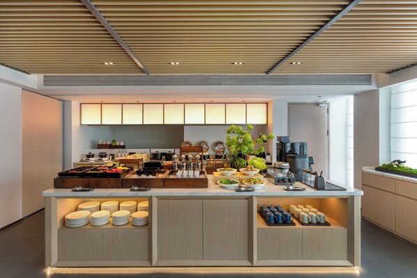 Desayuno buffet diario (CNY 48 por persona)