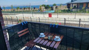 Superior Quadruple Room, Balcony, Sea View | Terrace/patio
