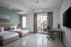 Quarto executivo | Roupas de cama premium, Wi-Fi de cortesia, roupa de cama