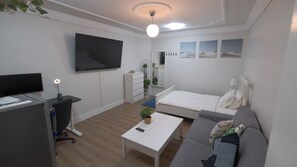2 habitaciones, tabla de planchar con plancha y wifi gratis 