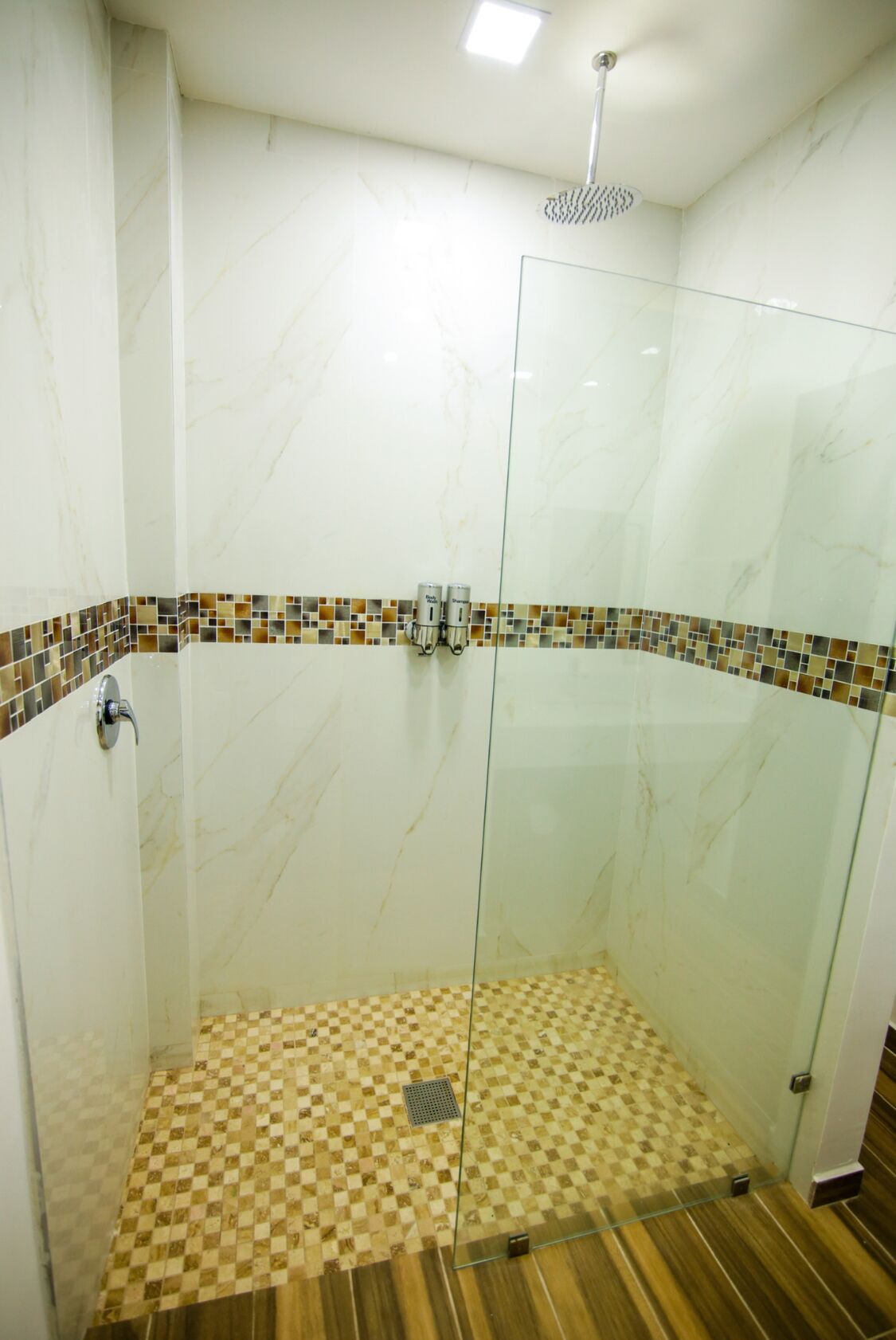 Towels, soap, toilet paper