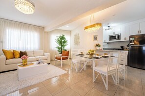 Apartment, 2 Bedrooms, Smoking, Balcony | Dining room - Family apt Centric Near Historic Center Boardwalk (Puerto Plata)