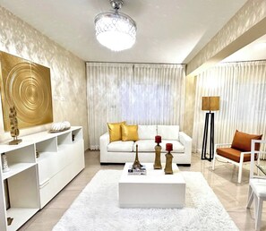 Living area - Family apt Centric Near Historic Center Boardwalk (Puerto Plata)