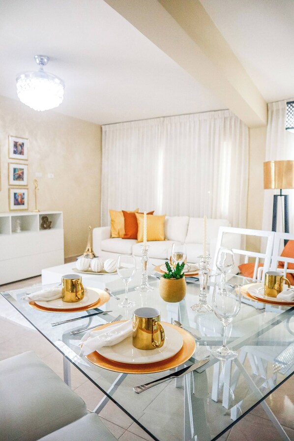 Apartment, 2 Bedrooms, Smoking, Balcony | Dining room - Family apt Centric Near Historic Center Boardwalk (Puerto Plata)