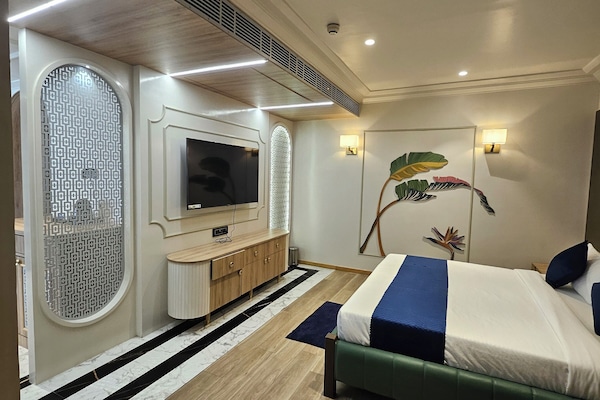 Premium studio suite | Een laptopwerkplek, verduisterende gordijnen, gratis wifi