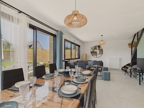 Dining - Sea view – 500m from the beach – House for 10 (Saint-Gildas-de-Rhuys)