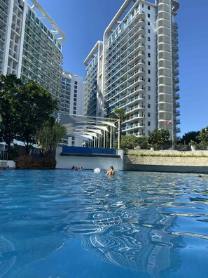 Room, 1 Bedroom, Accessible, Balcony | Pool