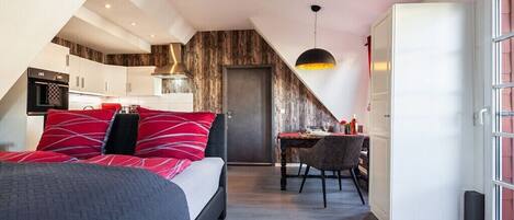 1 soveværelse, strygejern/strygebræt, gratis Wi-Fi, sengetøj