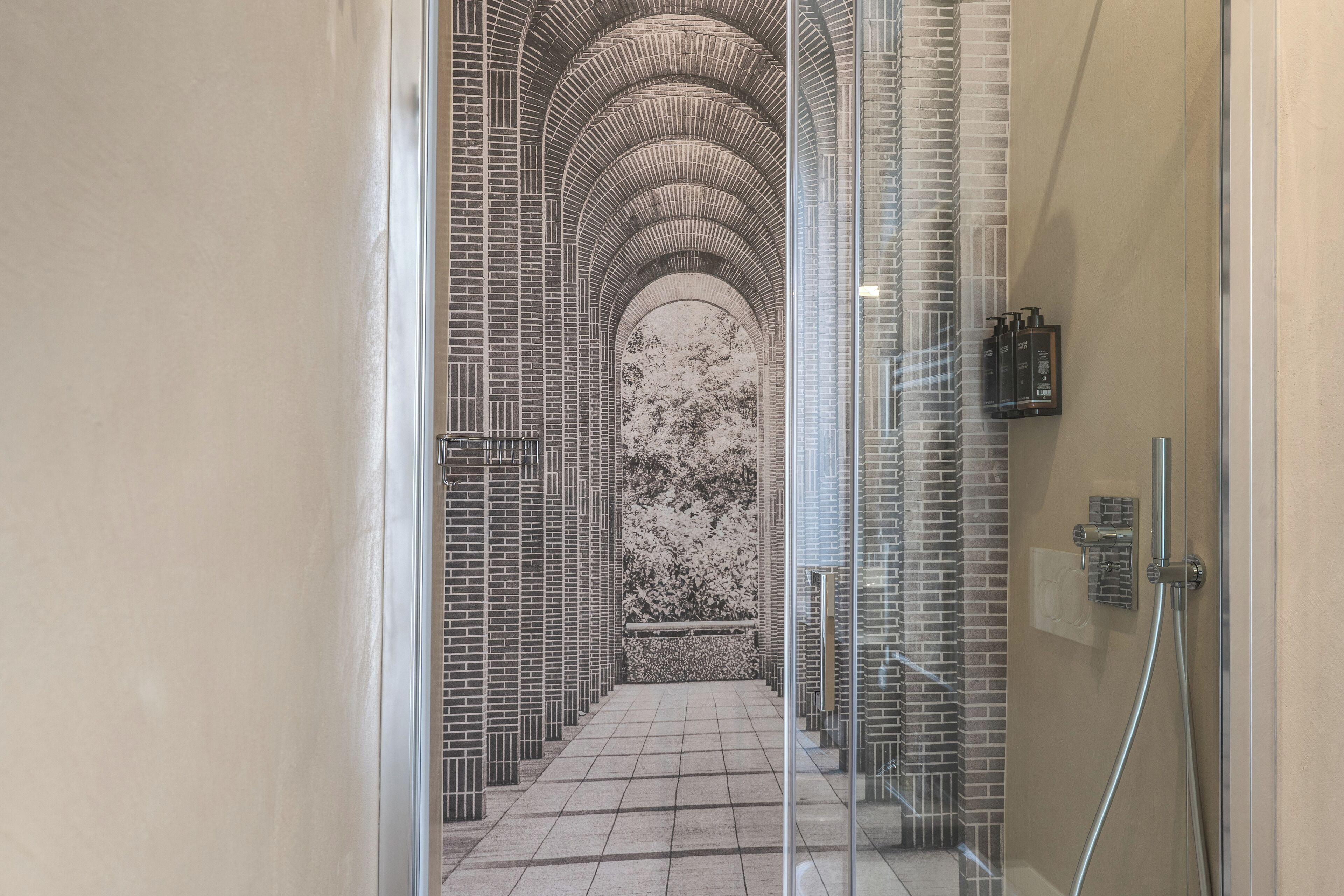 Double room with balcony and Pantheon view on the third floor | Badezimmer