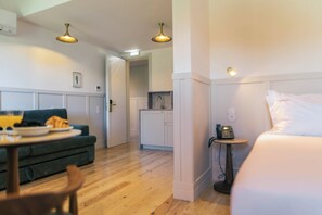 Individually decorated, individually furnished, iron/ironing board