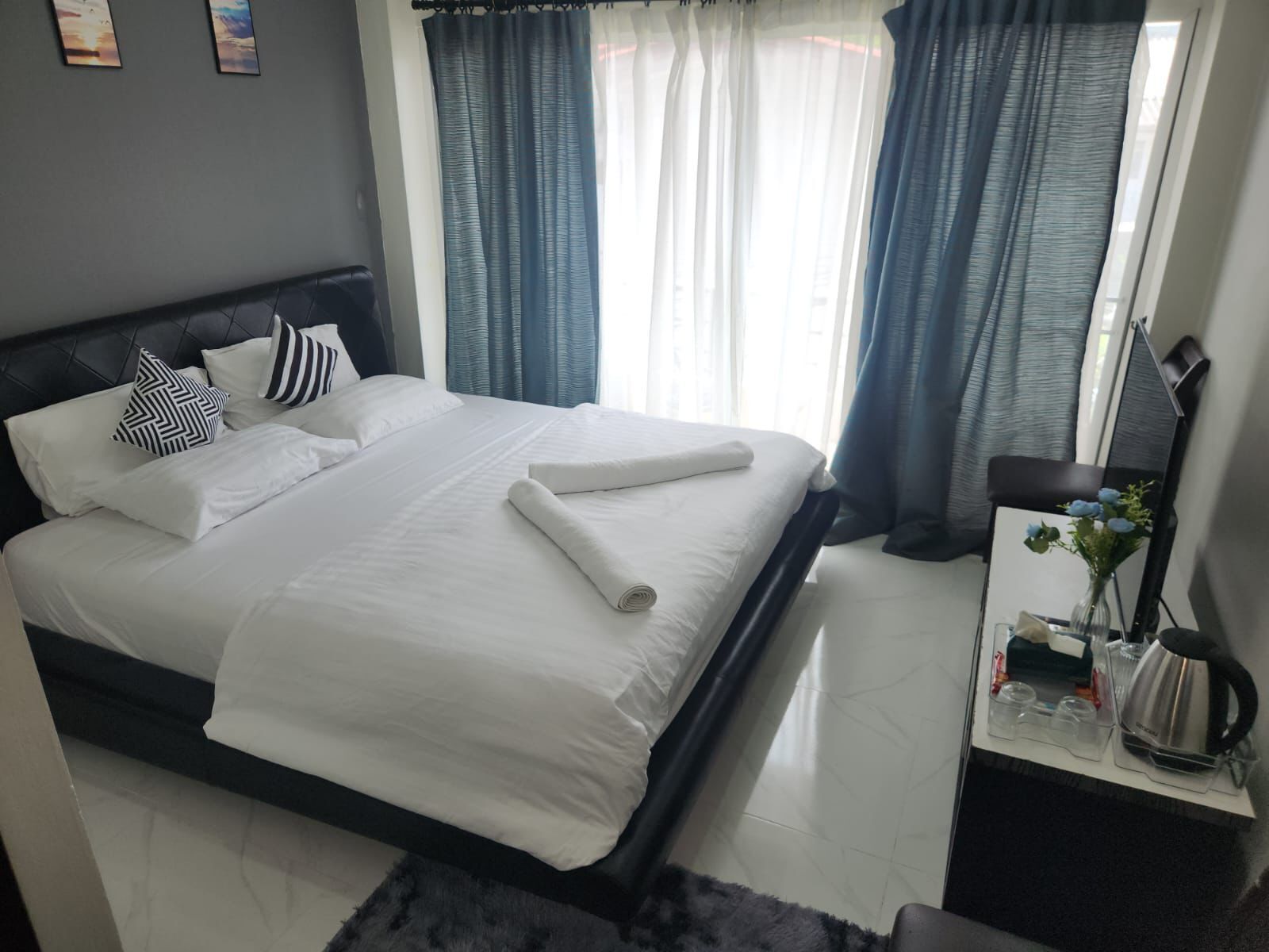 1 多间卧室、熨斗/熨衣板、WiFi、床单