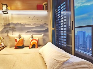 Apartemen, 2 kamar tidur, pemandangan kota | Wi-Fi gratis