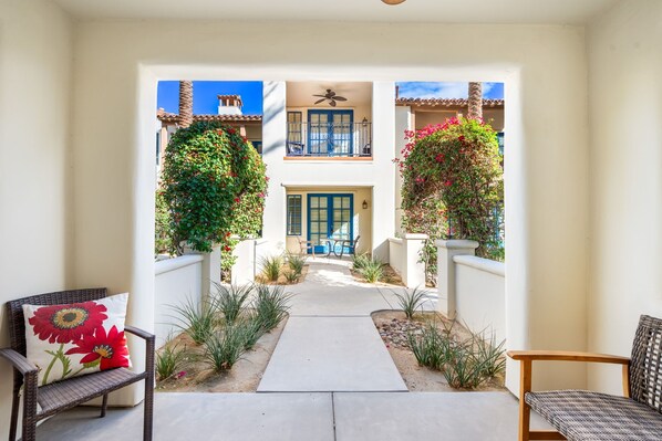 Terrace/patio - Desert Studio Retreat in Prime Location Legacy Villas #B (La Quinta)