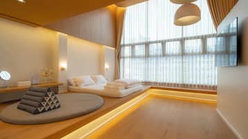 Duplex Quadruple Room with Private Bathroom 42m (B5) | In-room safe, blackout drapes, free WiFi