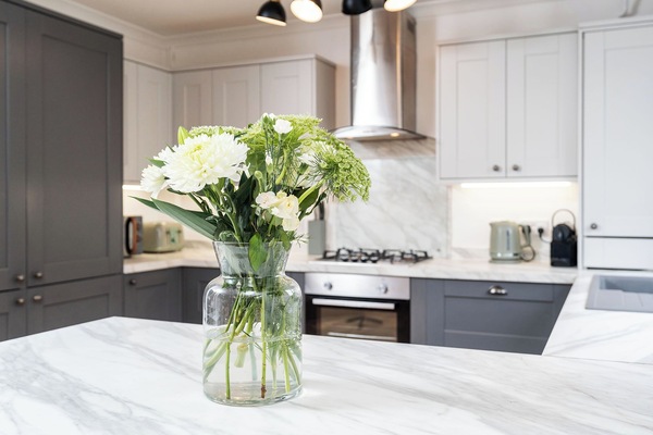 Mikrobølgeovn, ovn, kokeplater og oppvaskmaskin