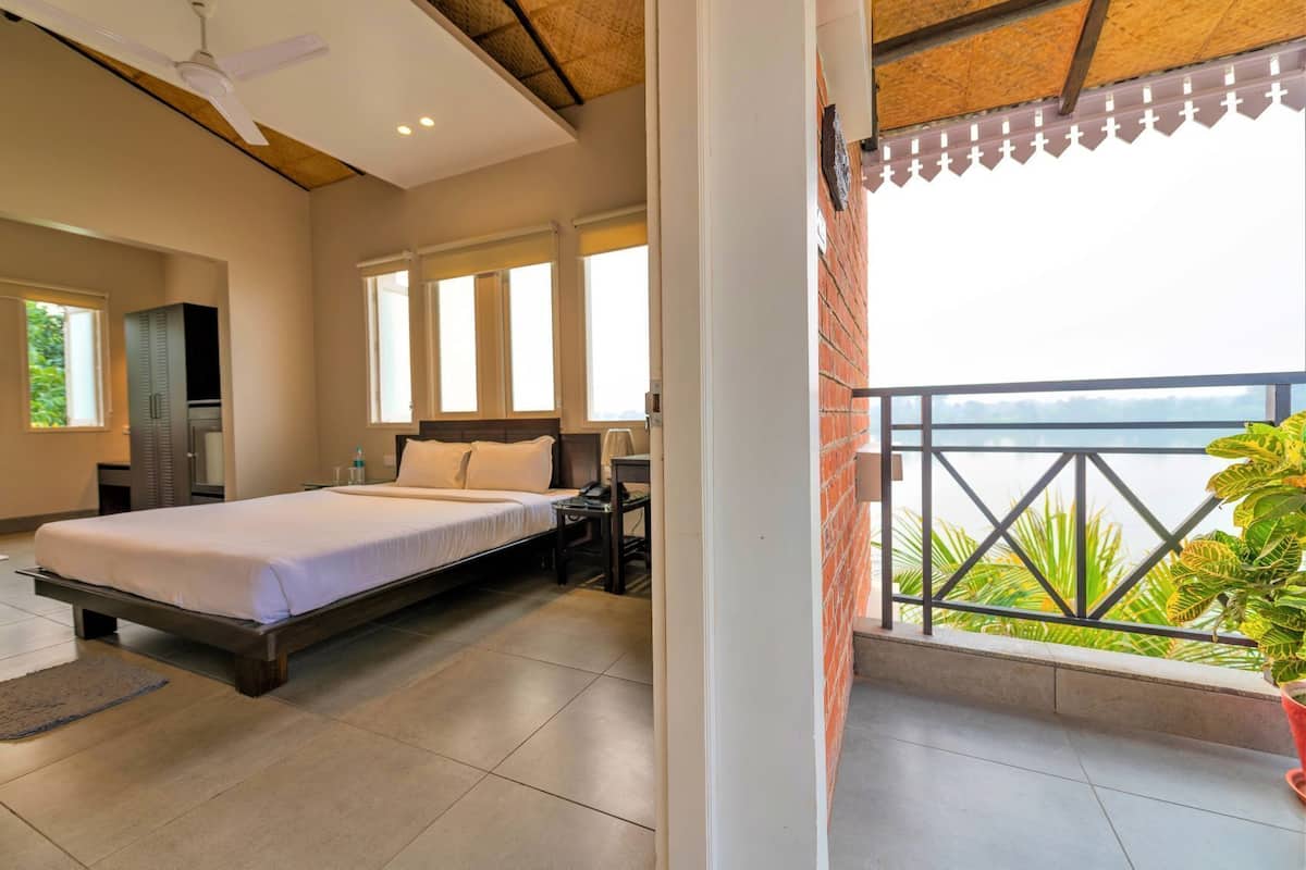 Premium Double Room, Balcony, River View | Premium bedding, down comforters, iron/ironing board, free WiFi