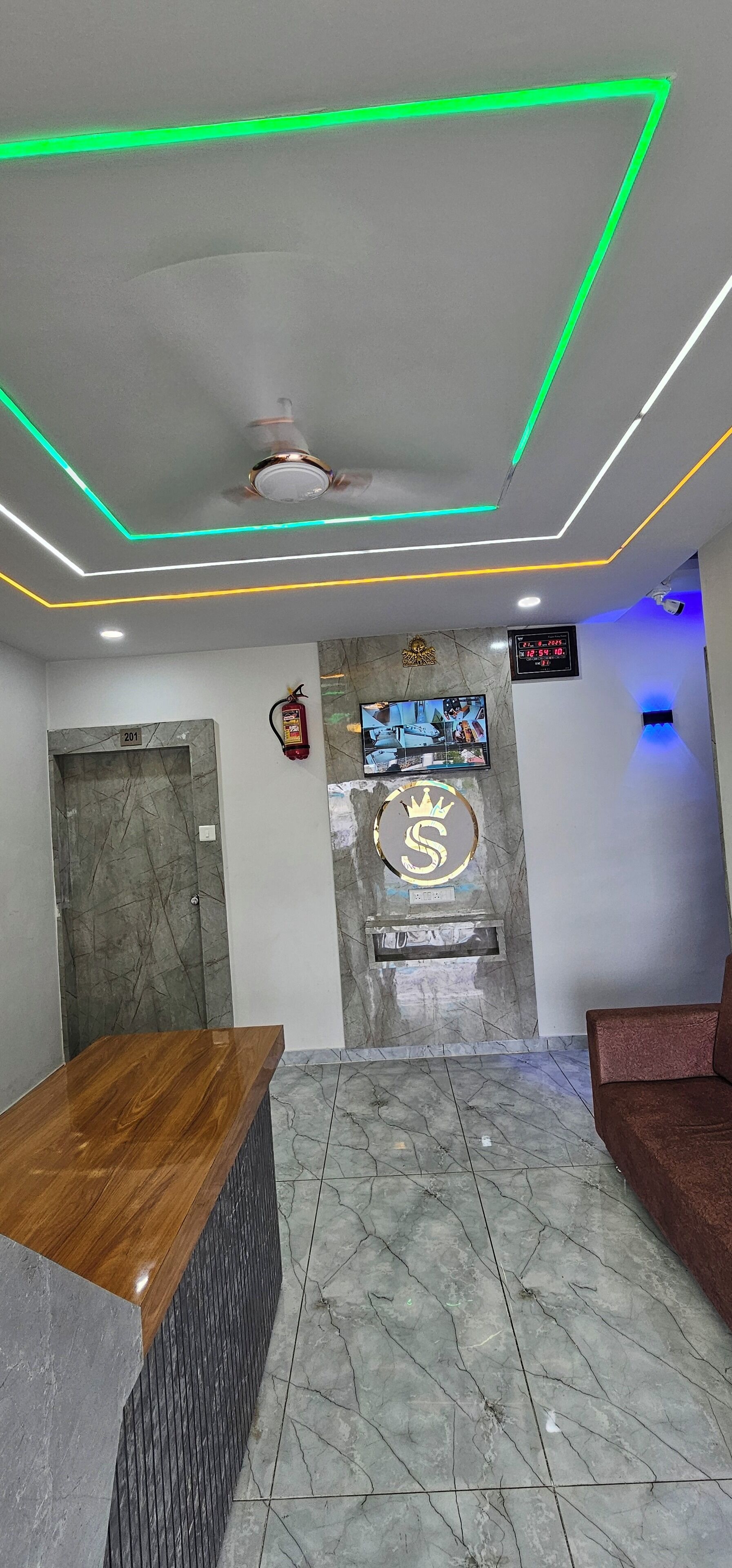 Lobby sitting area