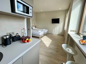 Kamar Twin, bathtub difabel | Brankas, kedap suara, setrika/meja setrika, dan Wi-Fi gratis