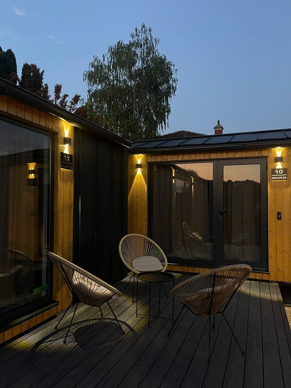 Comfort Apartment, Garden View | Terrace/patio