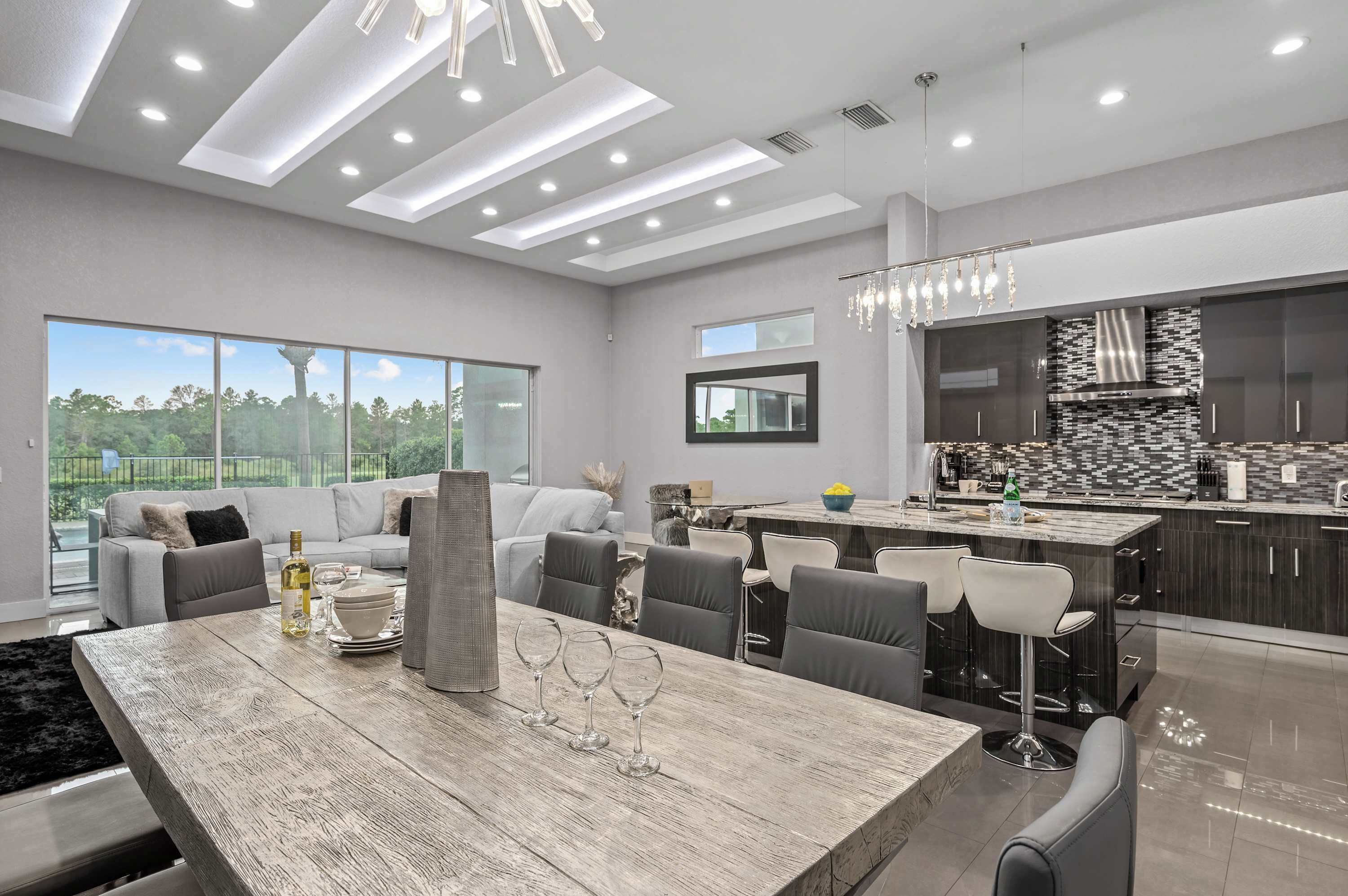 TV, video games, offices