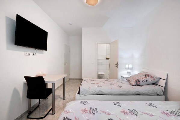 2 slaapkamers, wifi, beddengoed