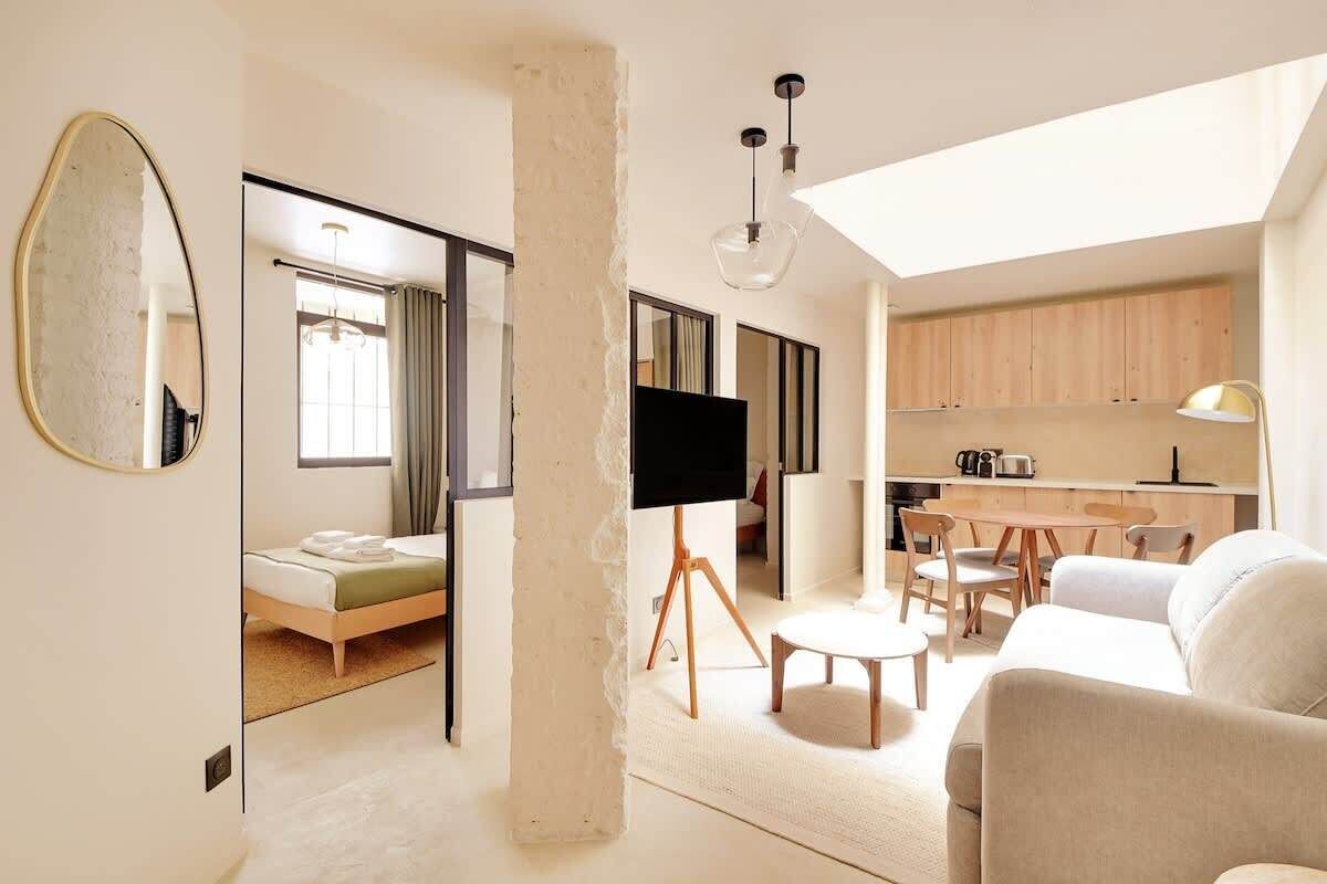 2 bedrooms, iron/ironing board, travel crib, WiFi