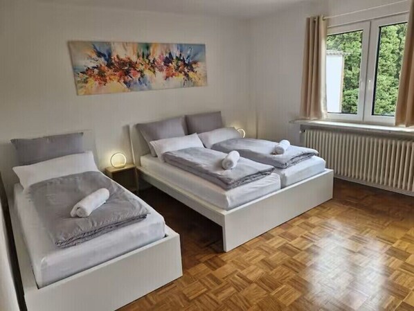 2 Schlafzimmer, Bügeleisen/Bügelbrett, WLAN, Bettwäsche