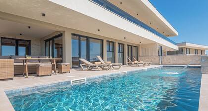 Aliara Panorama 2 Mega Panorama Blick Luxusvilla, Olivenhain, Wohlfühloase