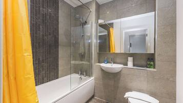 Shower, hair dryer