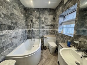Shower, hair dryer