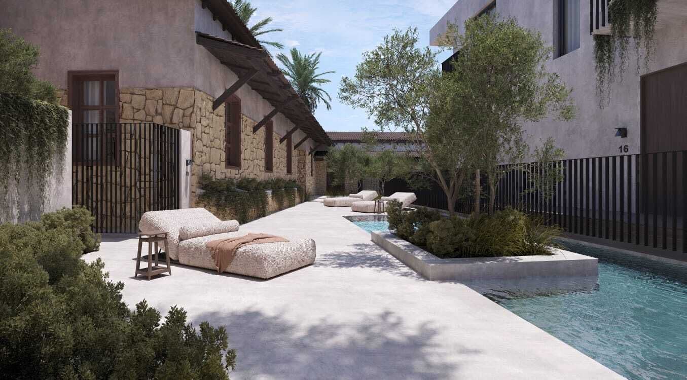 Seasonal outdoor pool