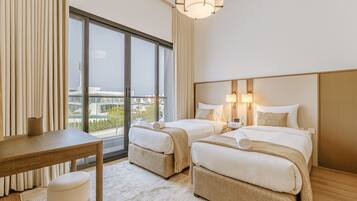 4 bedrooms, in-room safe, soundproofing, iron/ironing board