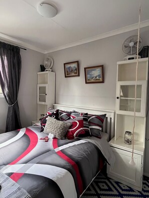 2 makuuhuonetta, vuodevaatteet