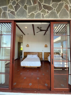 Habitación familiar doble, vistas al mar | Wifi gratis