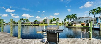 Canal-front Gem w/ Lanai & Dock in Cape Coral