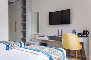 Standard Double or Twin Room, Garden View | In-room safe, desk, laptop workspace, blackout drapes - COCO HOTEL (Tashkent)