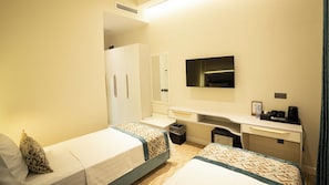 Standard Double or Twin Room, Garden View | In-room safe, desk, laptop workspace, blackout drapes