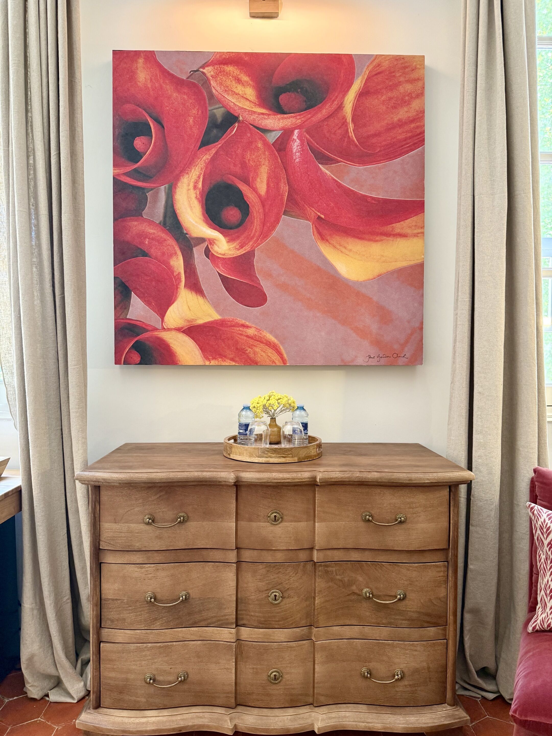 Classic-Doppelzimmer, mit Bad (Lily) | Hochwertige Bettwaren, Zimmersafe, individuell dekoriert