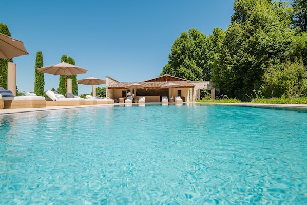 Seasonal outdoor pool