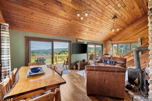 Family-Friendly Cabin with Heated Pool & Sauna