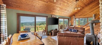 Family-Friendly Cabin with Heated Pool & Sauna