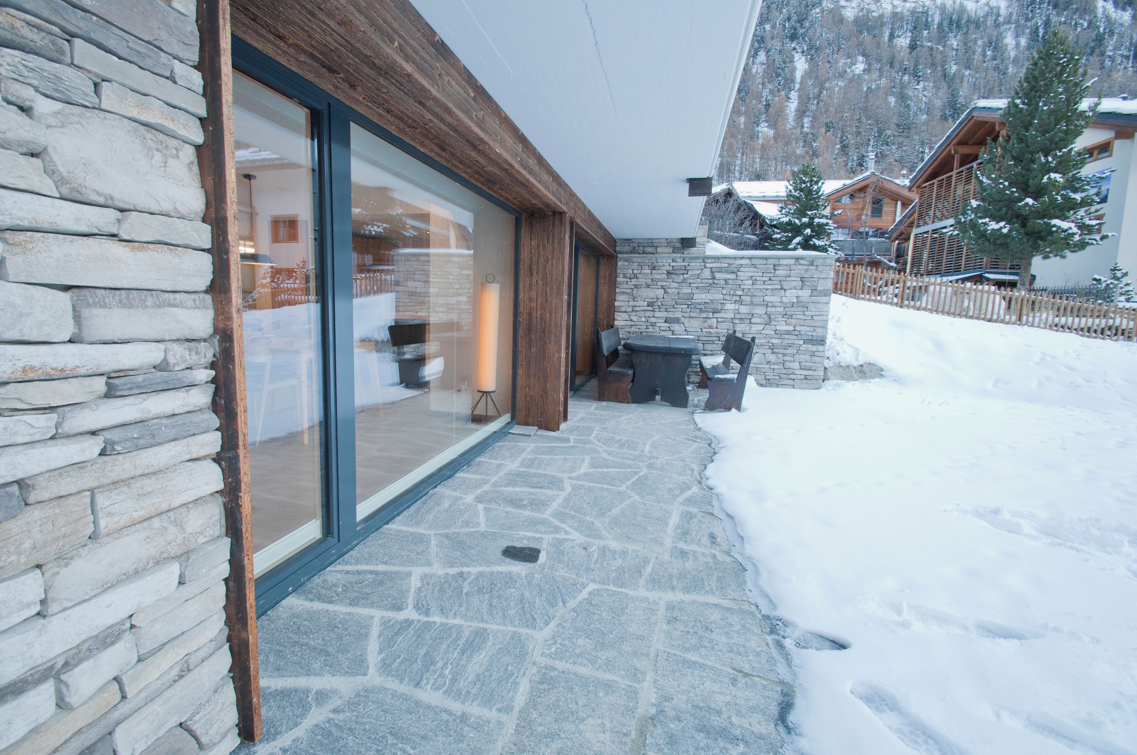 อพาร์ทเมนท์, วิวภูเขา | ลานระเบียง/นอกชาน