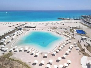 Beach - Elite 2-BR Sea view Address Beach Marassi (El Alamein)