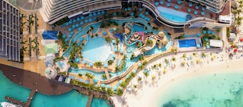 Margaritaville Waterpark Two Bedroom Residence Kitchen - Oceanfront with Balcony