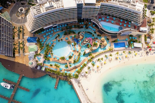 Pool - Margaritaville Waterpark Kitchenette Double Beds Studio with Oceanfront and. (Nassau)