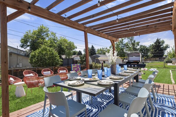 House, 4 Bedrooms | Outdoor dining - Family-friendly Arvada Getaway With Games Galore 4 Bedroom Home (Arvada)