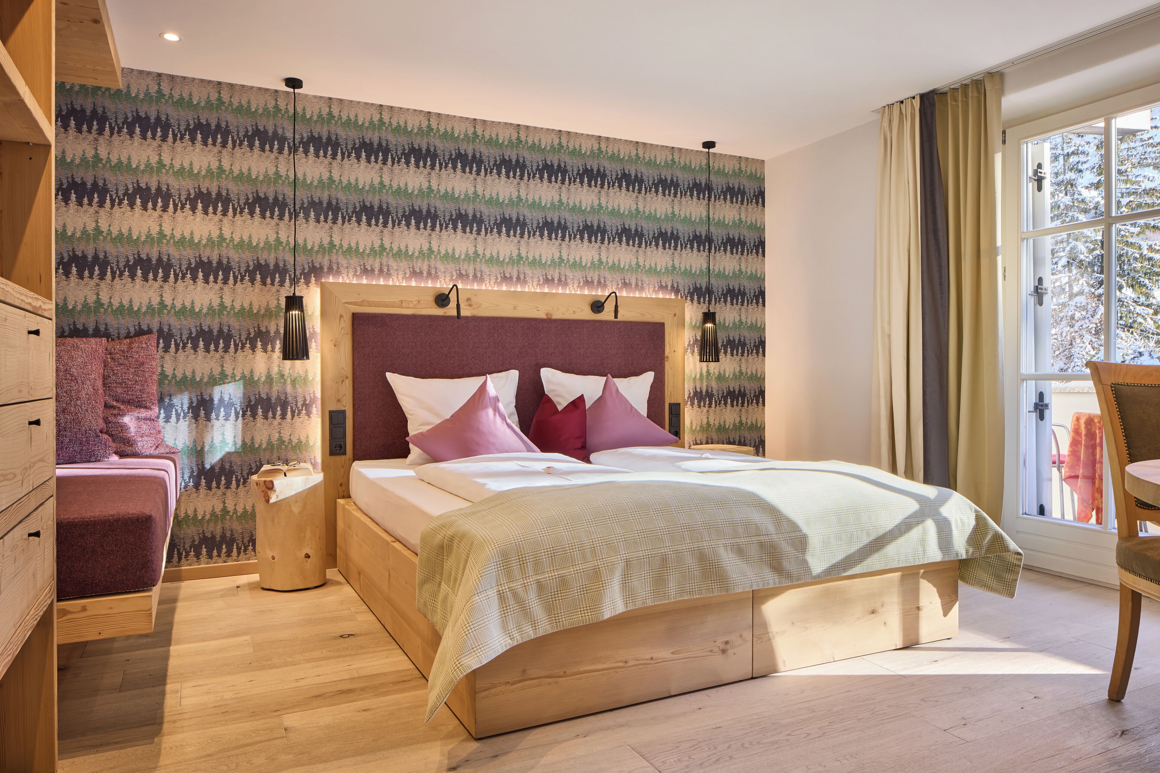 Superior Double or Twin Room, Balcony, Mountain View | In-room safe, blackout drapes, iron/ironing board, free WiFi