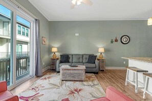 House, Multiple Beds, Balcony (Little Lagoon Cottage) | Living area | 42-inch flat-screen TV with digital channels - Little Lagoon Cottage for 8 - Free Activities (Gulf Shores)