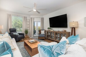 TV - 2 Bedroom Condo with Community Pool and Marina Views (Isle Of Palms)